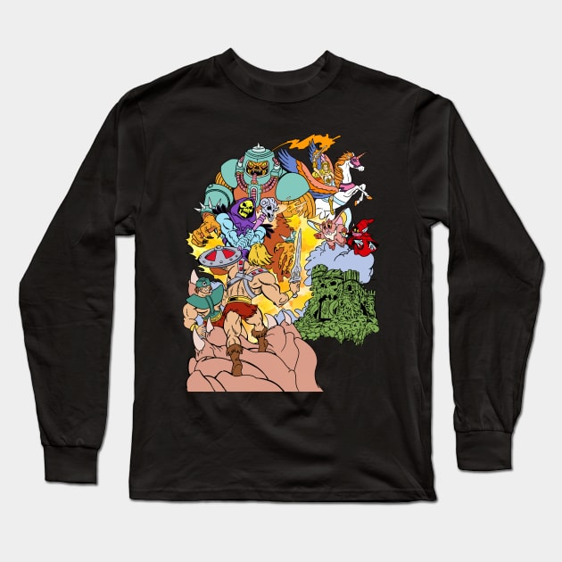 He-man Long Sleeve T-Shirt by alllk